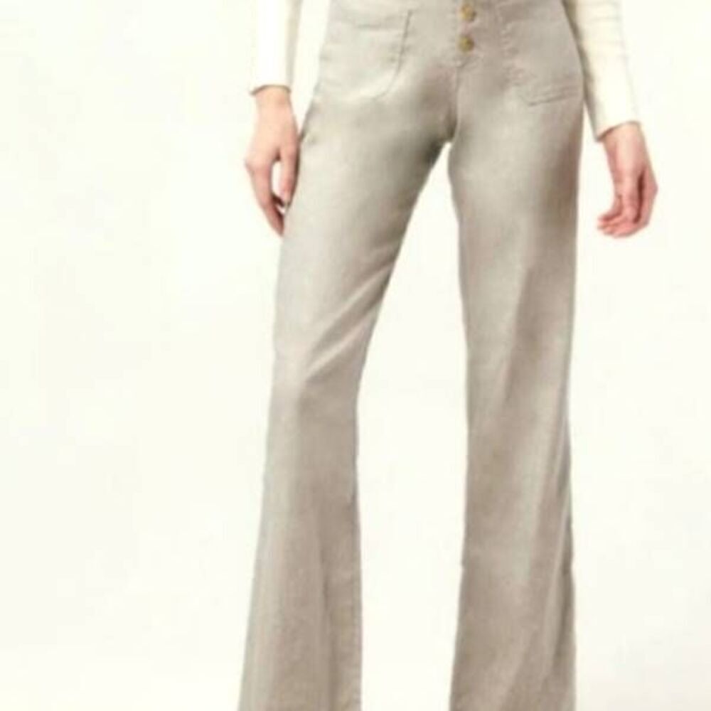 Alp-n-Rock Alp-n-Rock Phoebe Pants  Grey  linen/viscose blend sz Small